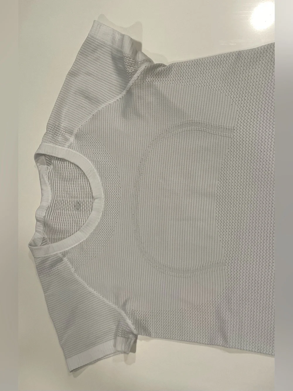 Lululemon Swiftly Tech Short Sleeve Crew - Heathered White